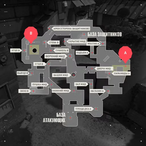 Карта позиций Breeze