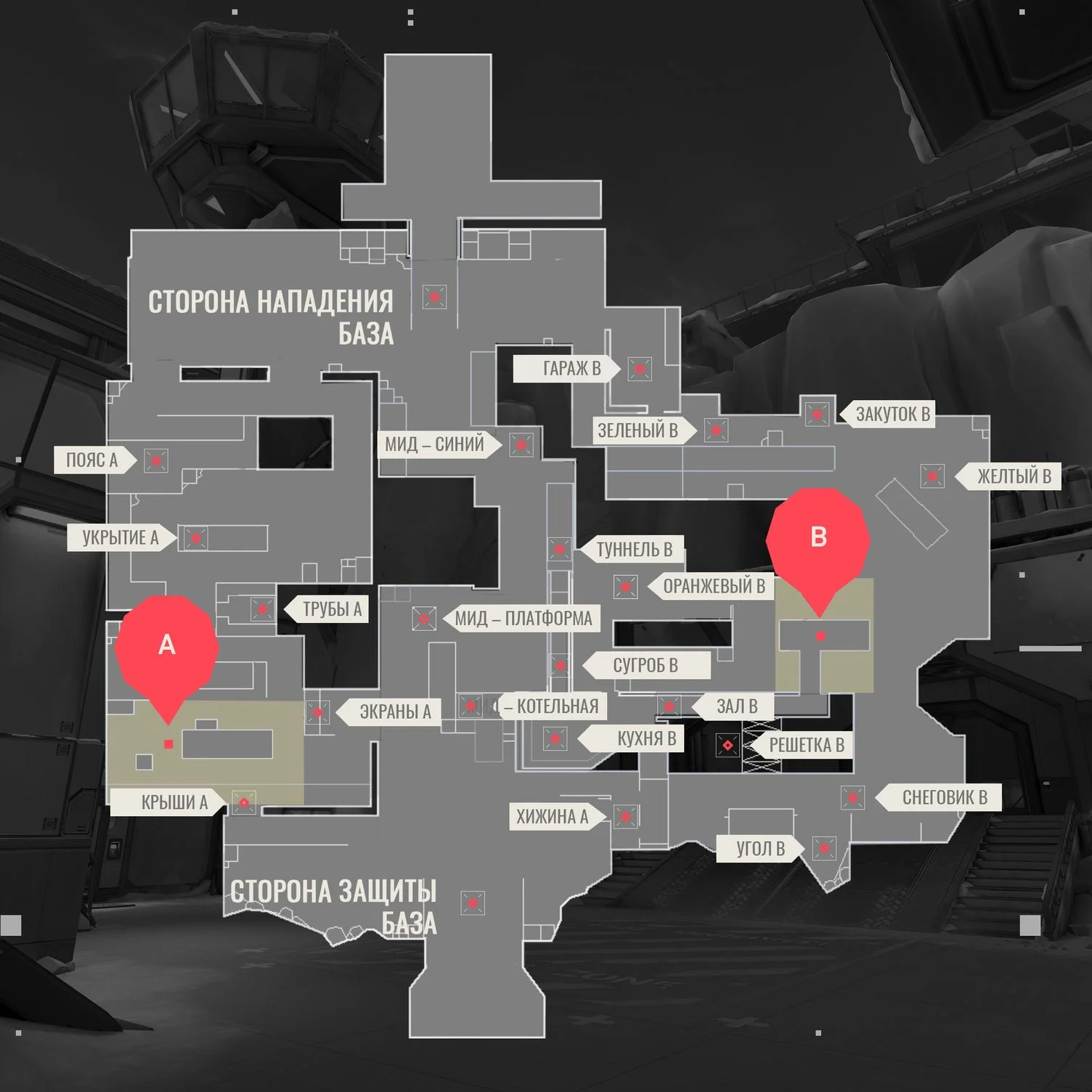 Карта позиций Icebox